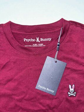 PSYCHO BUNNY  Boys Short Sleeve Tee
